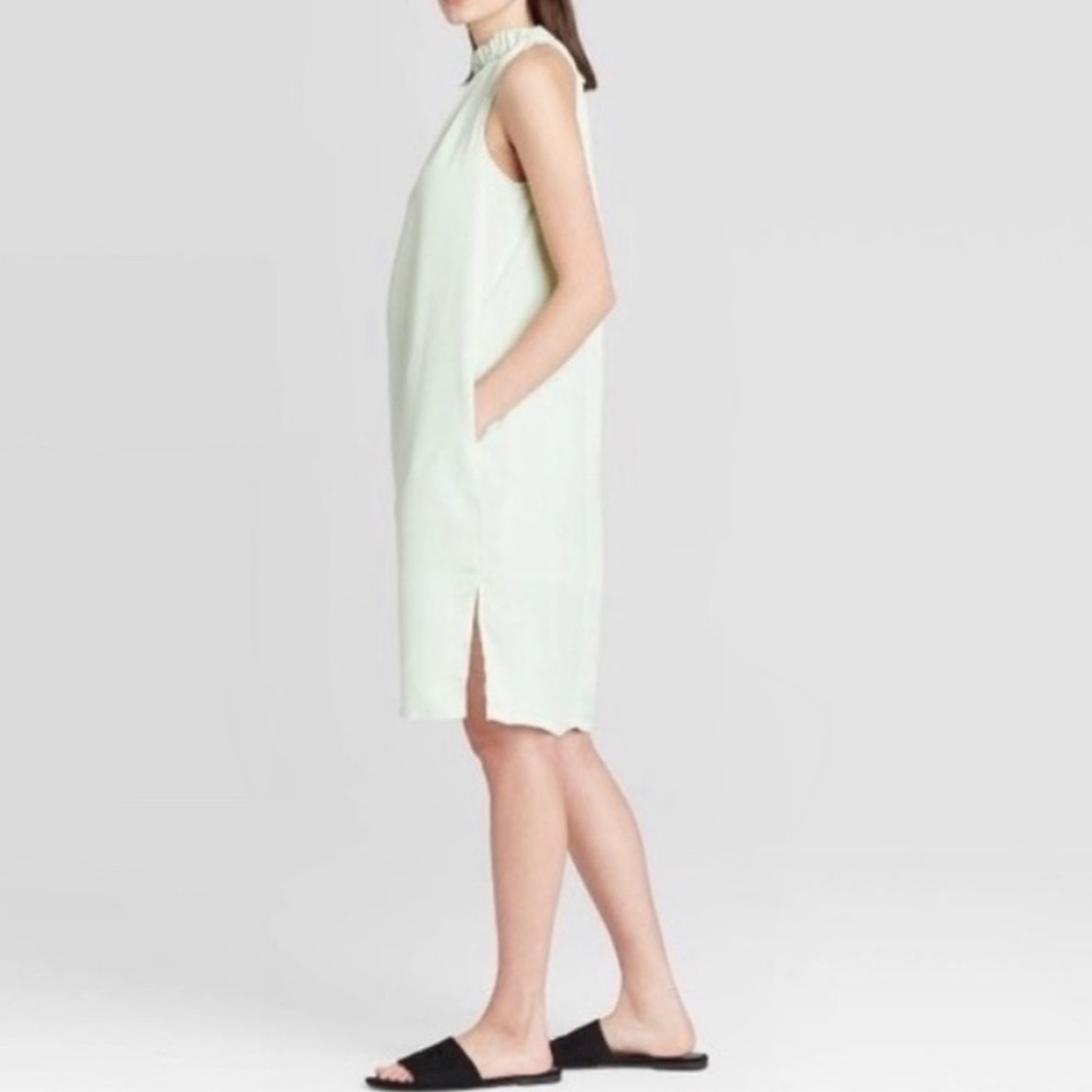 NWT Prologue Pale Yellow Sleeveless Dress - Picture 6 of 13